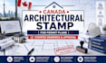 do canadian architectural stamped permit set plans approval
