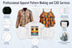 provide expert pattern making and cad service