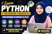 teach python and programming fundamentals, beginner to advance