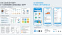 create UX case study and UI design