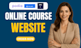 create,setup online course website on kajabi, thinkific, learnworld