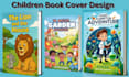 design children book cover, book cover, book illustration, story book