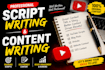 write SEO youtube scripts for faceless automation channels