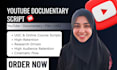 do youtube historical documentary script ugc script movie scriptwriting cash cow