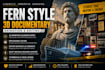 create cinematic fern style 3d documentary videos