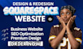 squarespace website design for coaches with booking setup