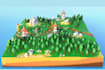 do stylized 3d map lowpoly map and game environment