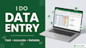 do fast and accurate data entry, copy and paste, excel