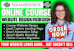 build squarespace website, squarespace online course website kajabi sales funnel