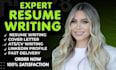 write ats friendly resume, CV, cover letter and linkedin optimization