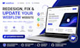 redesign, fix or update your webflow website professionally
