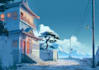 draw original character and anime background