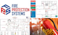 fire protection detection system design complete drawing package