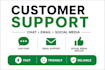 provide friendly customer chat and email support