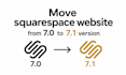migrate your squarespace site from 7 to 71
