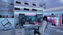 do 3d cgi isometric gaming room and streaming room design