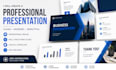 design a modern and professional presentation