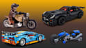 model 3d lego technic moc vehicles, buildings, ship, character with instructions