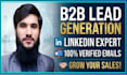 do targeted b2b lead generation and linkedin lead generation