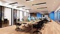 design 3d cgi coworking space, business workspace, work center, work lounge