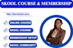 create and structure your skool course and membership site
