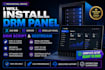 install drm panel, xui one server, reseller panel, drm script, restream
