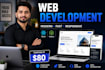 build professional website or web app, full stack developer react node