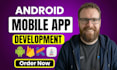 do android app development using kotlin, java, API as android app developer