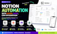 do notion automation with zapier, make, CRM integration