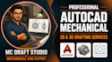 do autocad 2d and 3d mechanical drafting and design