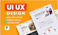 design clean and professional UI UX design