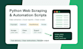 build python web scraping and automation scripts