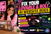 fix your lovable dev ai website bugs and optimize performance