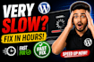 fix slow wordpress website loading issues fast
