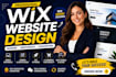 design and redesign your wix landing page