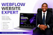 design webflow website, webflow landing page, webflow redesign