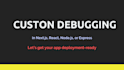 fix bugs in javascript, react, nodejs, or nextjs