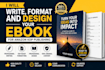 write, format, and design a professional ebook for amazon KDP publishing