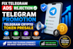 fix telegram ads rejection, telegram promotion, telegram crypto token presale
