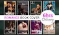do professional dark romance, KDP book cover design
