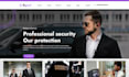 responsive security service website private guard website security bodyguard