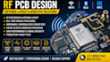 design rf pcb, antenna layout, ble wifi module and esp32 wireless pcb