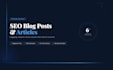 write SEO optimized blog posts and articles for your website