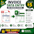 editable invoice template with canva link and PDF guide