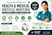 write professional health, medical, nursing articles