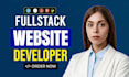 build, rebuild website development as full stack developer, front end developer