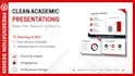 design clean academic presentation slides