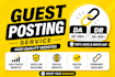 provide permanent dofollow guest blog backlinks