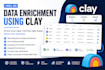 do data enrichment from linkedin sales navigator and clay