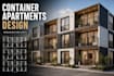 draw container apartments modular buildings tiny home architectural plan